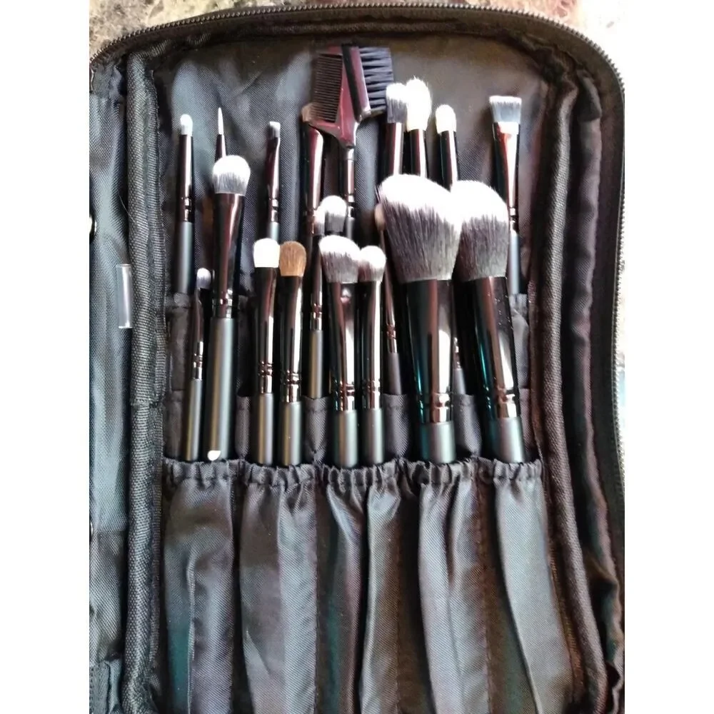 DUcare 27 Pieces Black Professional Premium Synthetic Makeup Brushes Set